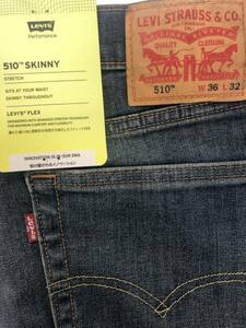 ■新品★W36★Levi's510 SKINNY STRETCH★リーバイス510 スキニー ストレッチ★