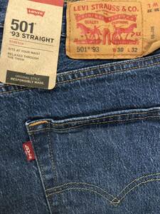 ■新品★W30L32★Levi's501 '93 STRAIGHT STRETCH★リーバイス501 '93 ストレート★