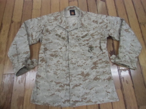 i39 ミリタリー サバゲー 米軍放出品 実物 MARINE USMC 迷彩服 作業服 ジャケット シャツ アメカジ カモフラ コンバット コスプレ L-L