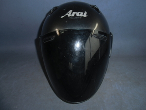 【ジャンク品】 Arai アライ SZ-F ヘルメット オンロード ジェットヘルメット シールド オートバイ 61-62cm XLサイズ