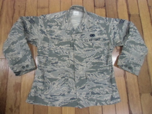 g49 ミリタリー サバゲー 米軍放出品 AIR FORCE 迷彩服 作業服 ジャケット シャツ アメカジ カモフラ コンバット コスプレ 42S XLサイズ