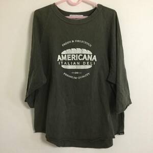 Americana 半端袖Tシャツ 