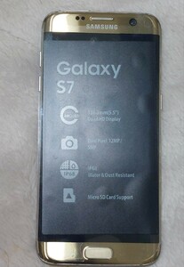 【新品】SAMSUNG Galaxy S7 Edge 32GB Gold リフレッシュ品 サムスン ギャラクシー S7エッジ ケース２個 保護フィルム付 グローバル仕様