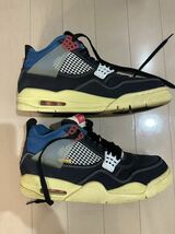 26cm UNION NIKE AIR JORDAN 4 OFF NOIR' ユニオン　ナイキ　エアジョーダン　オフ ノアール　DC9533-001 US8_画像3