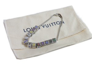  finest quality goods Louis Vuitton bracele Cube rhinoceros koro silver men's M68901 brass re*LV Play ito