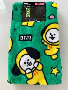 新品★BTS BT21 TinyTAN タイニータン フェイスタオル CHIMMY ジミン しまむら アベイル プレゼント★