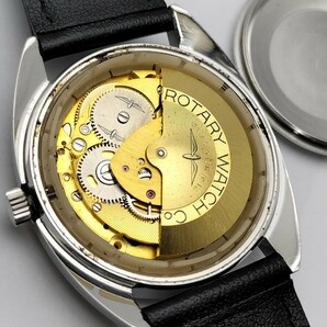 紳士用 ROTARY ロータリー 自動巻き腕時計 メンテナンス済の画像10