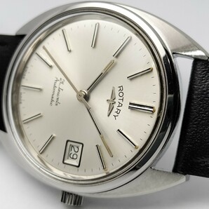紳士用 ROTARY ロータリー 自動巻き腕時計 メンテナンス済の画像4