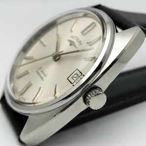 紳士用 ROTARY ロータリー 自動巻き腕時計 メンテナンス済の画像5