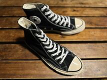 コンバース chuck Taylor チャックテイラー ct70 オールスター CONVERSE 三ツ星 ハイカット HI ALLSTAR ブラック 27.0_画像3