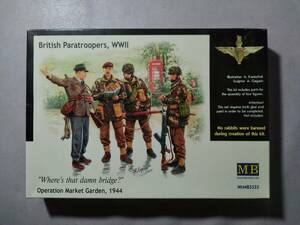 【MASTERBOX/英陸軍マーケット作戦】1/35 British Paratrooper Where's that damn bridge?(忌々しい橋は何処だ)【空挺兵×3,猟師&ウサギ】