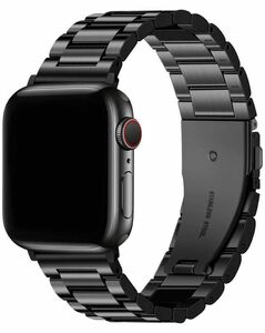 ☆大人気☆Apple Watch バンド ベルト ステンレス　ブラック　38 アップルウォッチ コンパチブル ブラック