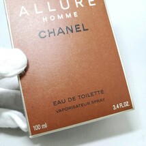 2 Φ 【 100ml 】 CHANEL ALLURE HOMME シャネル アリュール オム EDT オードトワレ 香水 フレグランス SP スプレー メンズ 箱付き_画像6