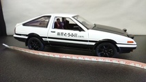 ★エンジン音有り■AE86トレノ■1/20(21㎝)■重金属製+ライト点灯+音■多機能■頭文字D_画像1