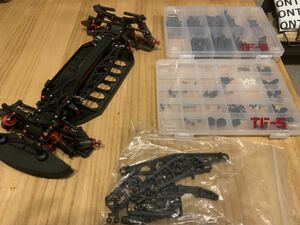 京商 TF-5S 中古チタンビス セラミックデフボールTF6足回り使用