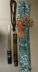 木製 刀　短刀　刀袋付き　全長約39cm
