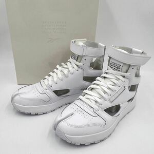 ◆新品/正規◆MAISON MARGIELA X REEBOK PROJECT 0 CL リーボック メゾンマルジェラ 限定コラボスニーカー/27,5cm US9,5 ホワイト 足袋タビ