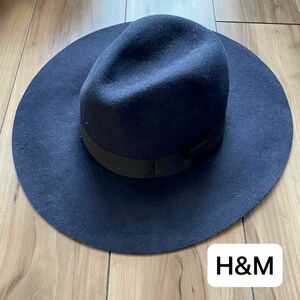 H&M レディース ハット 帽子 ネイビー
