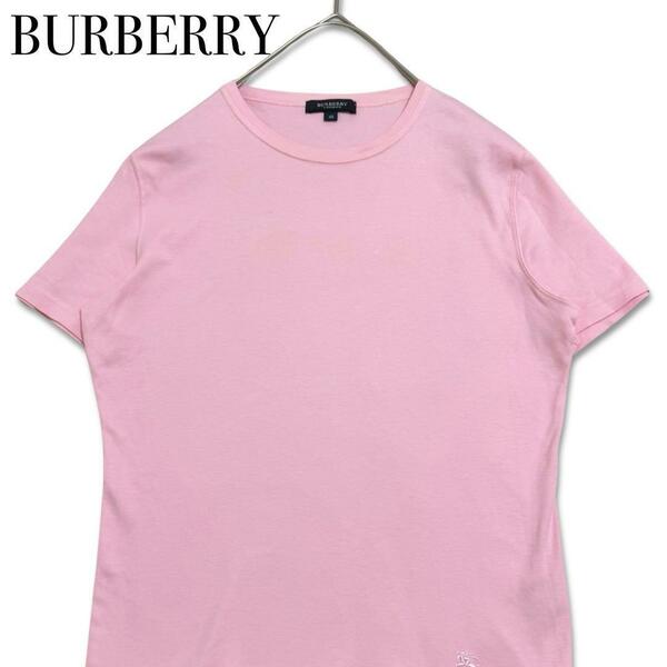 BURBERRY バーバリー コットン100 半袖 Tシャツ サイズ42 洋服 レディース ピンク
