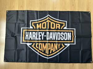 HARLEY-DAVIDSON ハーレーダビッドソン U＿A9 90×150 二輪 フラッグ FLAG バナー ガレージ装飾 USA 旗 US バイク アメリカン雑貨 フラッグ