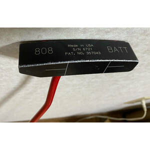 SE0222-4 バット BATT 808 パター no.357043 MADE IN USA 男性右利き用 ゴルフクラブ 