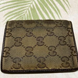 グッチ GUCCI カードケース レザー PVC 財布 GG柄 オールドグッチ ヴィンテージ 名刺入れ 