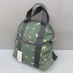 YSS4180★LeSportsac/レスポートサック 2WAYバッグ リュック トート ブリードオブドッグ JAPAN EXCLUSIVE 未使用★A