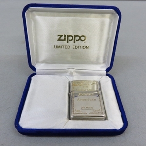 K731★ZIPPO ジッポー　1995年　アメリカン限定モデル シリアルナンバー入　訳あり　2/16★A