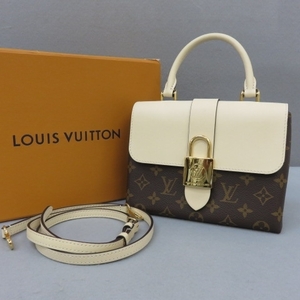 RKO402★LOUIS VUITTON ルイヴィトン モノグラム　ロッキーBB DU3139 2WAY ショルダー付ハンドバッグ★A