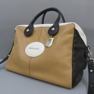 H531★LONGCHAMP/ロンシャン　2WAYショルダー付ハンドバッグ　1206787583　2/28★A