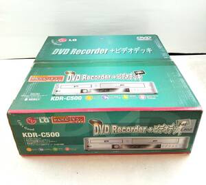 【J891】★未使用品★LG　KDR-C500　DVDレコーダー　DVDプレーヤー　ビデオデッキ　VHS　