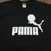 PAMA・パーマ・パロディー・プリントTシャツ・黒・XL_画像2