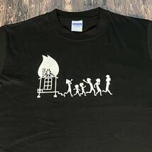 サザエさん・おもしろシルエット・Tシャツ・黒・半袖・M_画像2