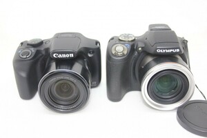 ［カメラ2台まとめ売り］Canon SX 530 HS・OLYMPUS SP-590UZ #0093-827