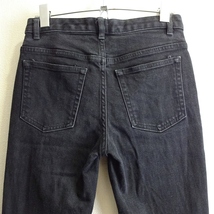 即決★ 送料無★ A.P.C.　HIGH STANDARD　W67cm　スキニーデニム　ストレッチ　ブラック　Sz.26　アーペーセー　G936_画像3