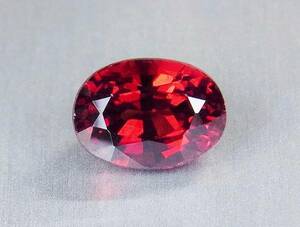 《Gem Force》オレンジレッドロードライトガーネット 1.55CT ルース