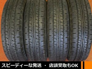 ★☆ 185/80R14 102/100N LT 9分山 4本 ★☆ DUNLOP ENASAVE VAN01 2020年 2021年製 バネット ボンゴバン 184R14 8PR相当 ★迅速発送