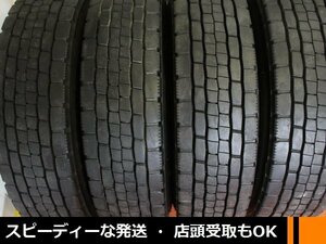 ★☆ 225/80R17.5 123/122L ミックス ALL SEASON 良品 4本 ★☆ '22 2023年製 DUNLOP SP680 4トン車 ★福山通運営業所止め又は法人宛発送