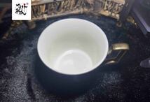 墨緑陶磁器コーヒーカップ家庭用シンプルヨーロッパ式コーヒーカップ_画像10