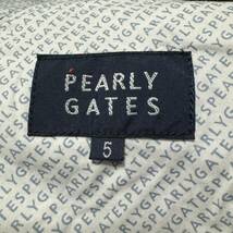 PEARLY GATES パーリーゲイツ エンブロイダリーパンツ ゴルフウェア ネイビー メンズ サイズ5 Lサイズ相当_画像7