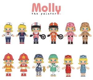 絶版 限定品 希少 入手困難 Kennyswork x POPMART Molly 職業系列 career 第一彈 未開封新品 ポップマート モリー