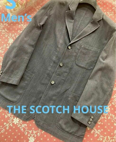 最終お値下げ ☆美品☆THE SCOTCH HOUSE リネンジャケット☆S☆