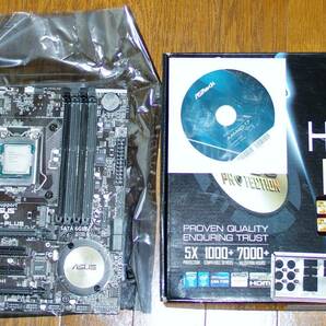 【動作品】ASUS H97M-PLUSとIntel core i5-4690に16GBメモリーセット の画像2