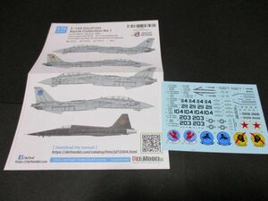 ★☆トップガン　マーベリック　デカール　デフモデル　1/72　F-14A　トムキャット　F-5E（MiG-28）☆★