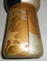 関口としお 創作こけし【彩華】高さ約35cm 重量約1.9kg 郷土玩具 伝統工芸 民芸品 木人形 置物 こけし_画像8