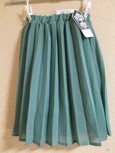 *SHOO-LA-RUE колодка la Roo * шифон юбка в складку зеленый 100cm обычная цена 2,638 иен 