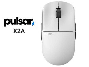 Pulsar Gaming Gears X2A ワイヤレス ゲーミングマウス 超軽量 57グラム 左右対称 2.4Ghz 1ms 26000 DPI Optical Sensor PAW3395