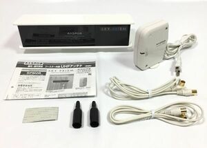 ★中古動作品★MASPRO マスプロ 地デジ対応 屋内・屋外両用 ブースター内蔵(ブースター WP6T) UHFアンテナ SKY PRISM SPM2B