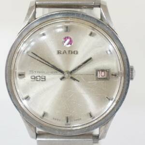 ⑳ 稼働品 RADO ラドー STARLINER スターライナー 999 デイト メンズ 自動巻き 腕時計 7002073711