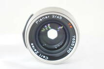 ④ CONTAX コンタックス G2 フィルムカメラ Carl Zeiss Planar 2/45 Biogon 2.8/28 T* レンズ 他 5点セット 9702256071_画像5